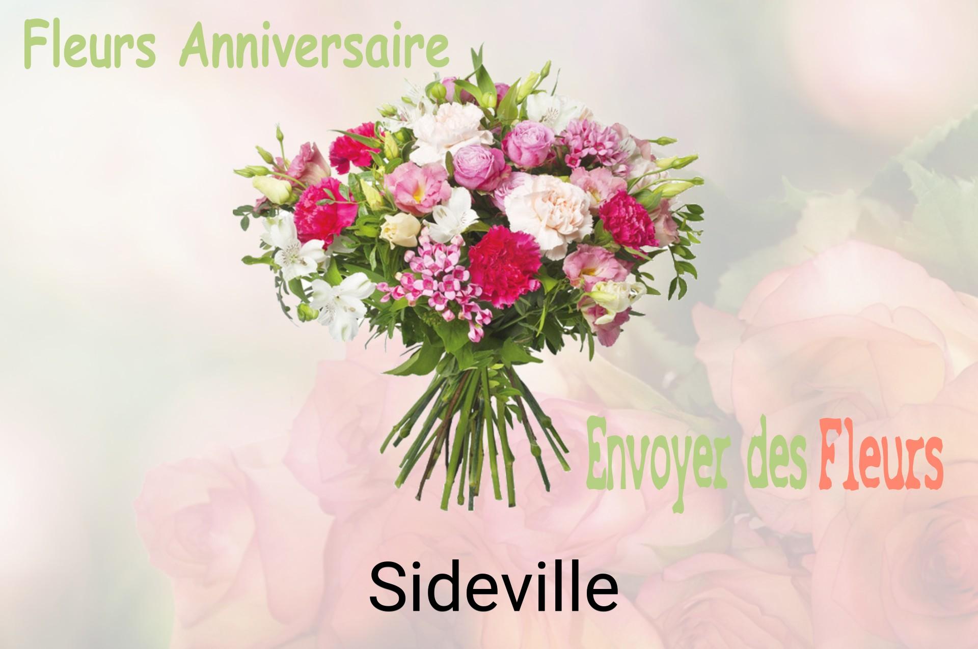 Bouquet de fleurs d’anniversaire livré à Sideville